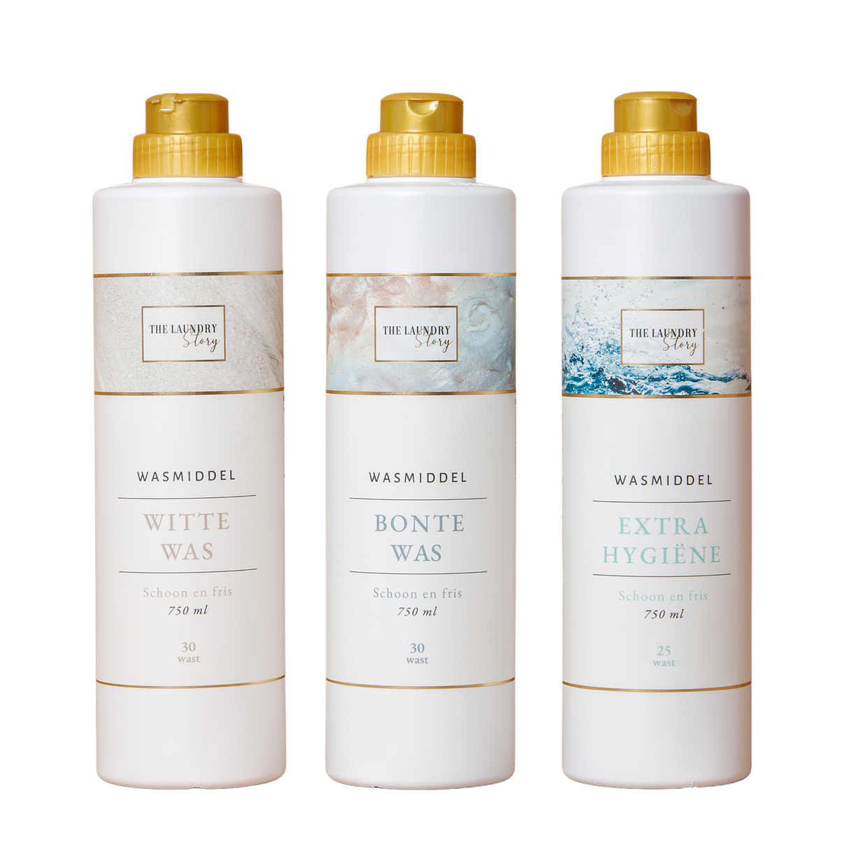 drie wasmiddelen