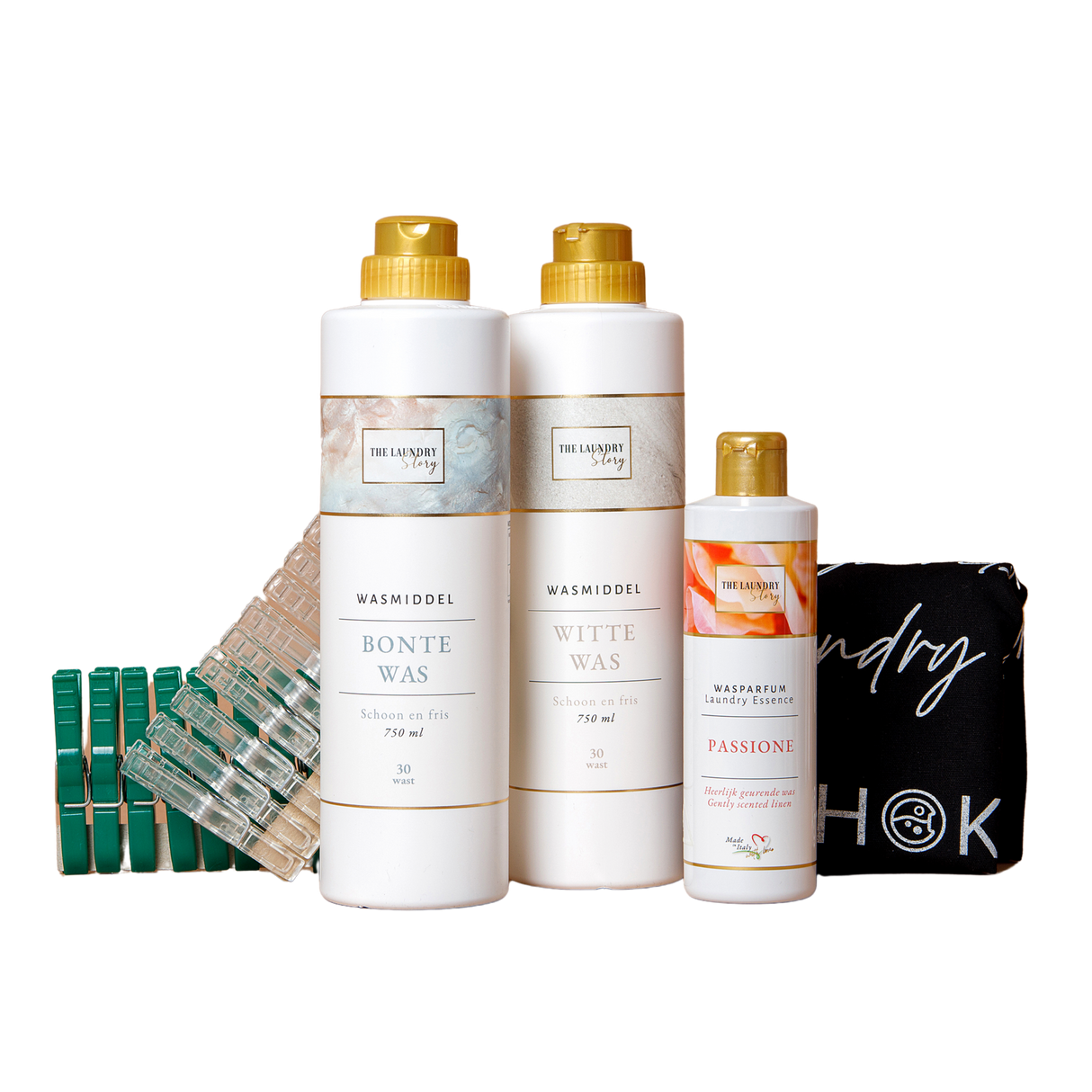 diverse wasartikelen pakket