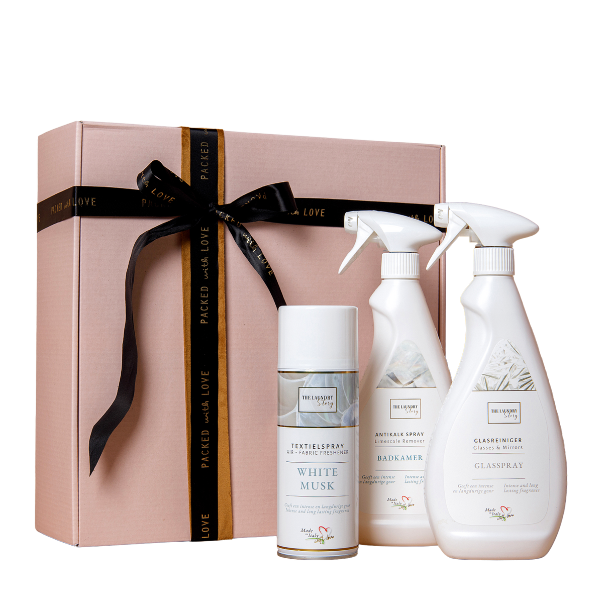 Glasspray, textielspray, badkamerspray