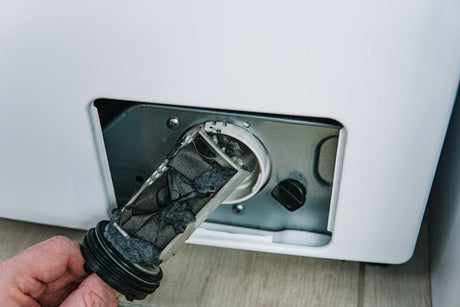 Filter wasmachine schoonmaken