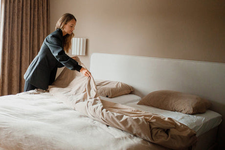 Slaapkamer schoonmaken