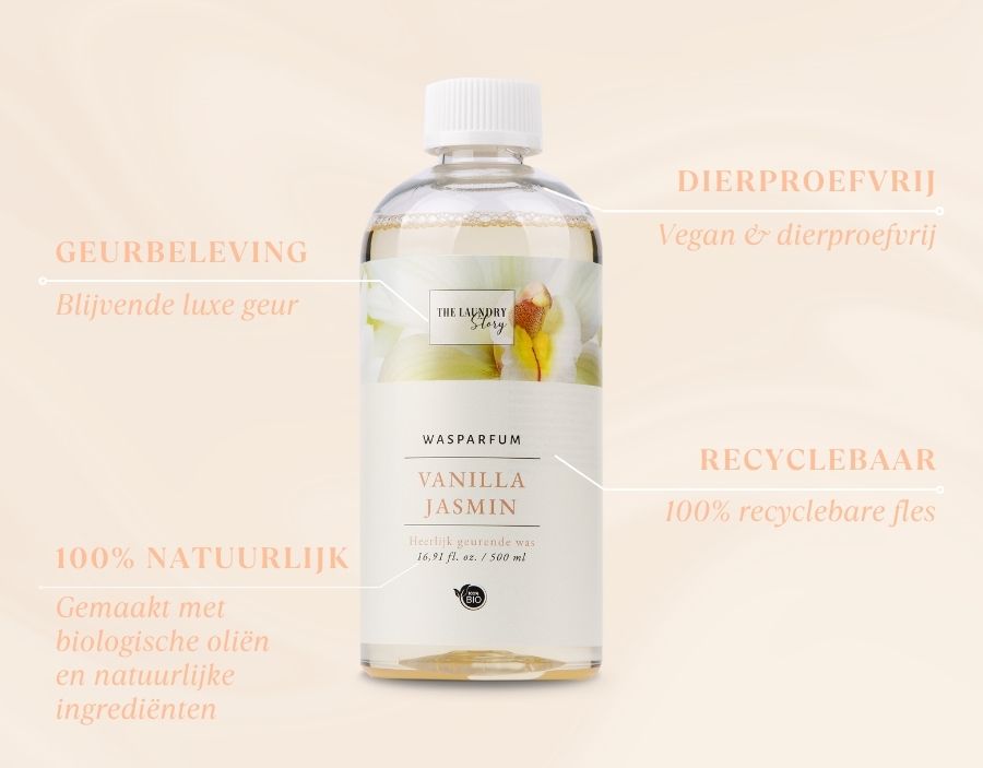 BIO Wasparfum Vanilla Jasmin - 100% biologisch