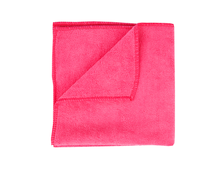 Roze schoonmaak doek